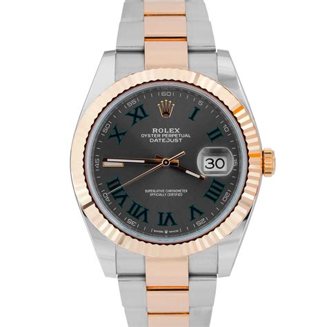 rolex wimbledon everose gold